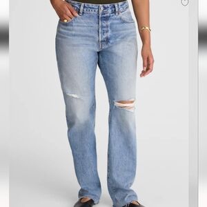 New With Tags Madewell The Curvy Dean Easy Straight Jean